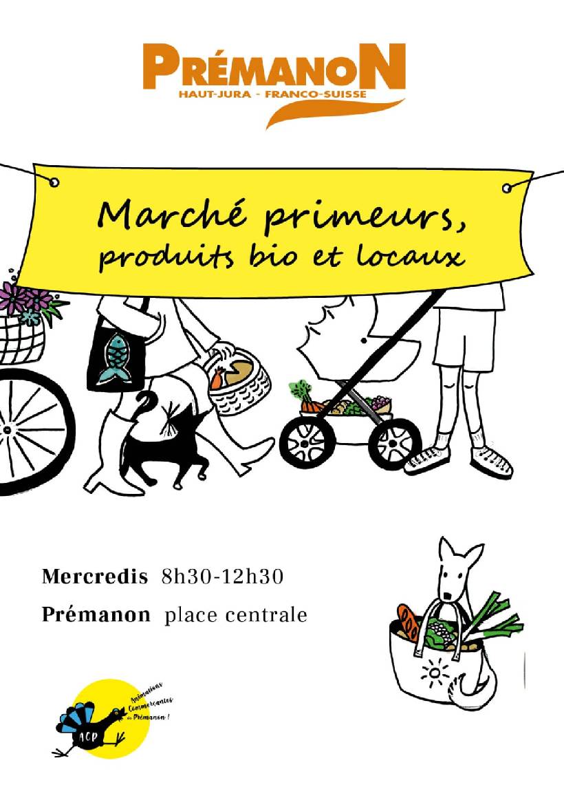 Marché primeurs, poduits bio et locaux
