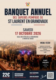 Banquet annuel des sapeurs-pompiers