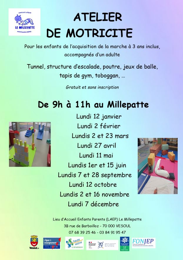 atelier de motricité