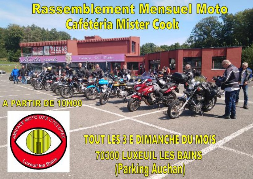 Rassemblement mensuel moto