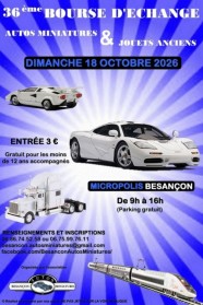 36ème bourse d'échange autos miniatures et jouets anciens