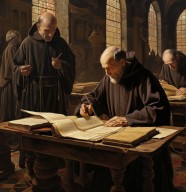 Trésors d'abbayes : scriptoria et manuscrits au Moyen Âge