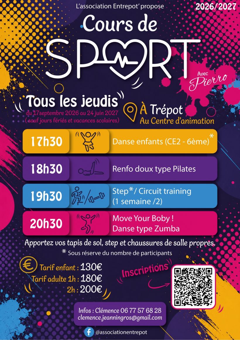 Cours de sport