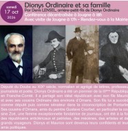 Conférence : Dyonys Ordinaire et sa famille
