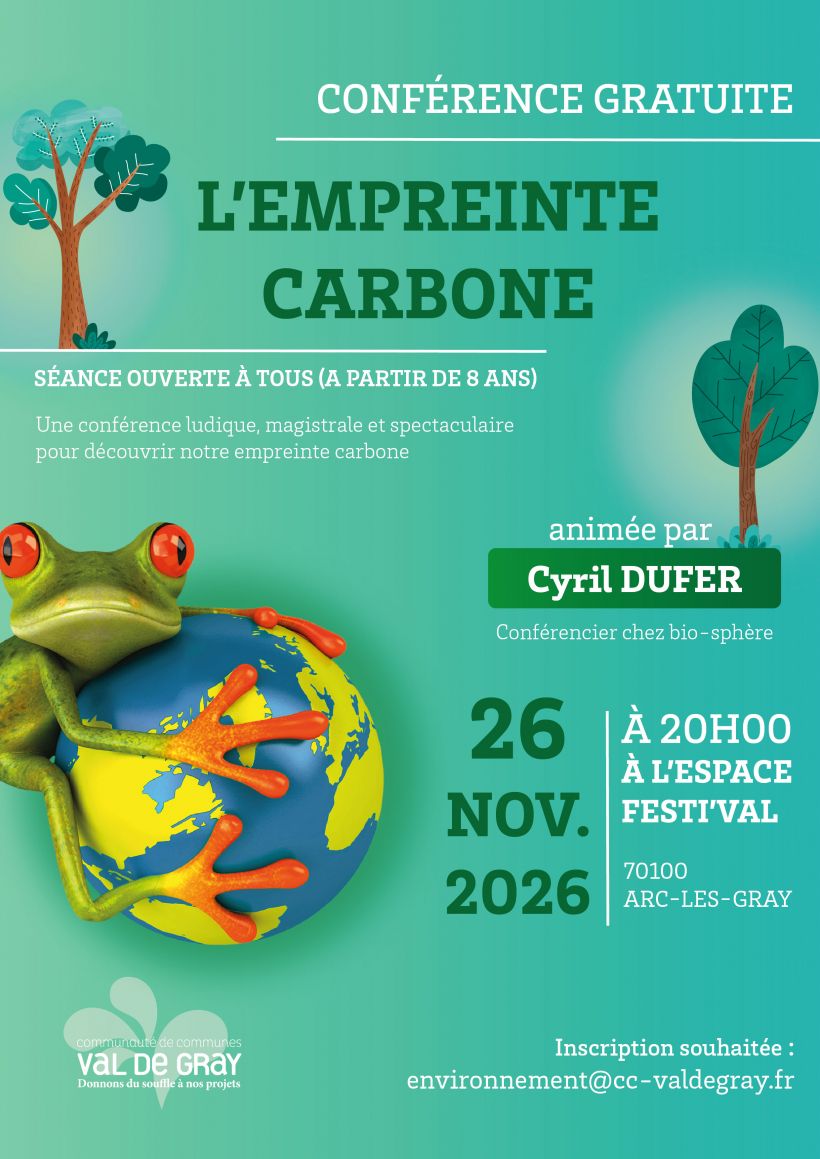 Conférence : Comprendre son empreinte carbone