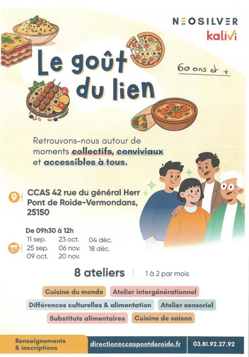 Ateliers le goût du lien