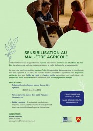 Atelier : Sensibilisation au mal-être agricole