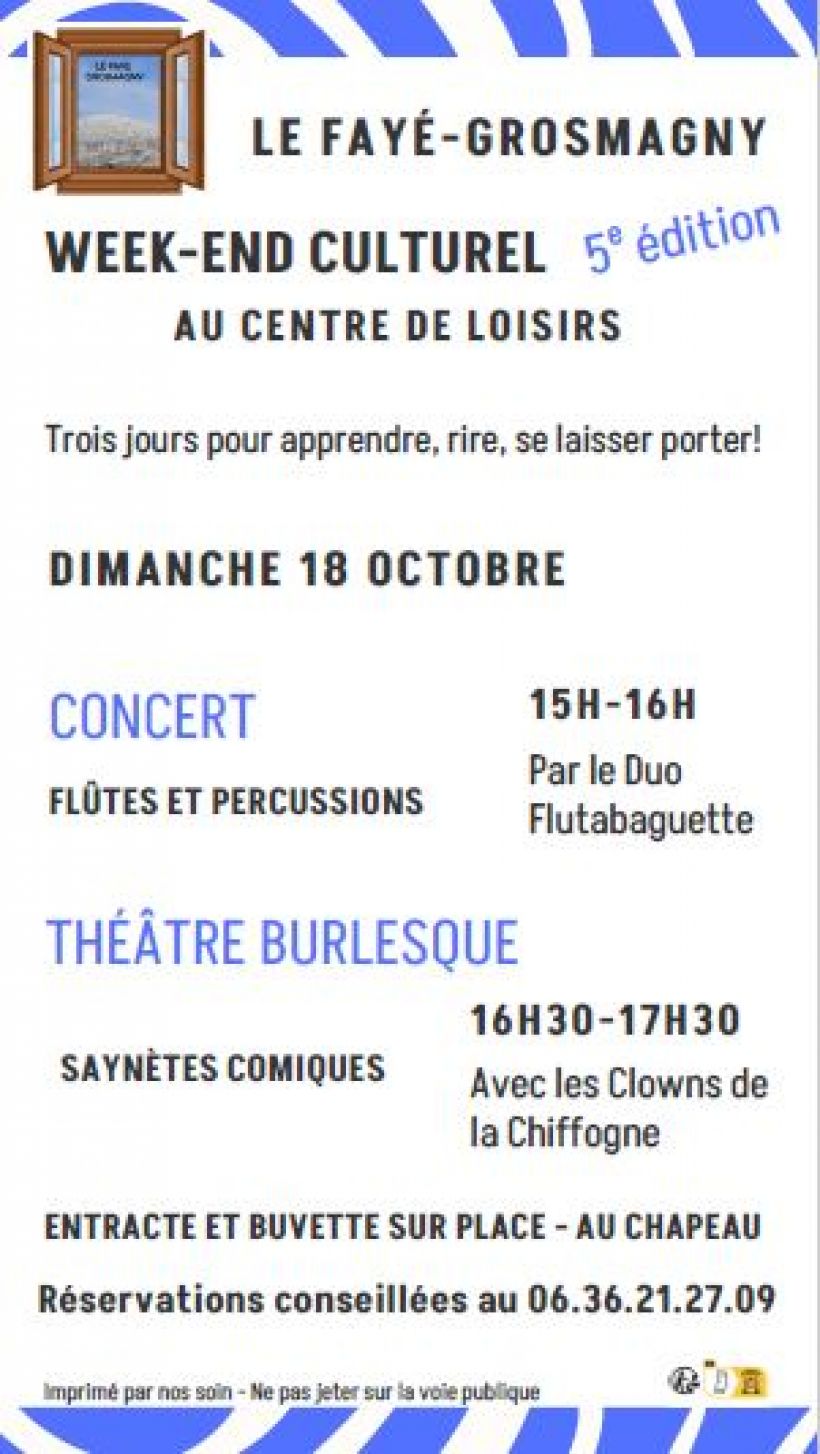 Concert et théâtre