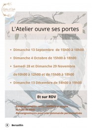 Ouverture de l'Atelier d'Elodie