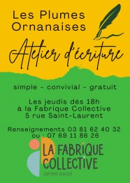 Atelier d'écriture "Les plumes ornanaises"