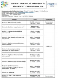 Ateliers "La Nutrition, où en êtes-vous ?"