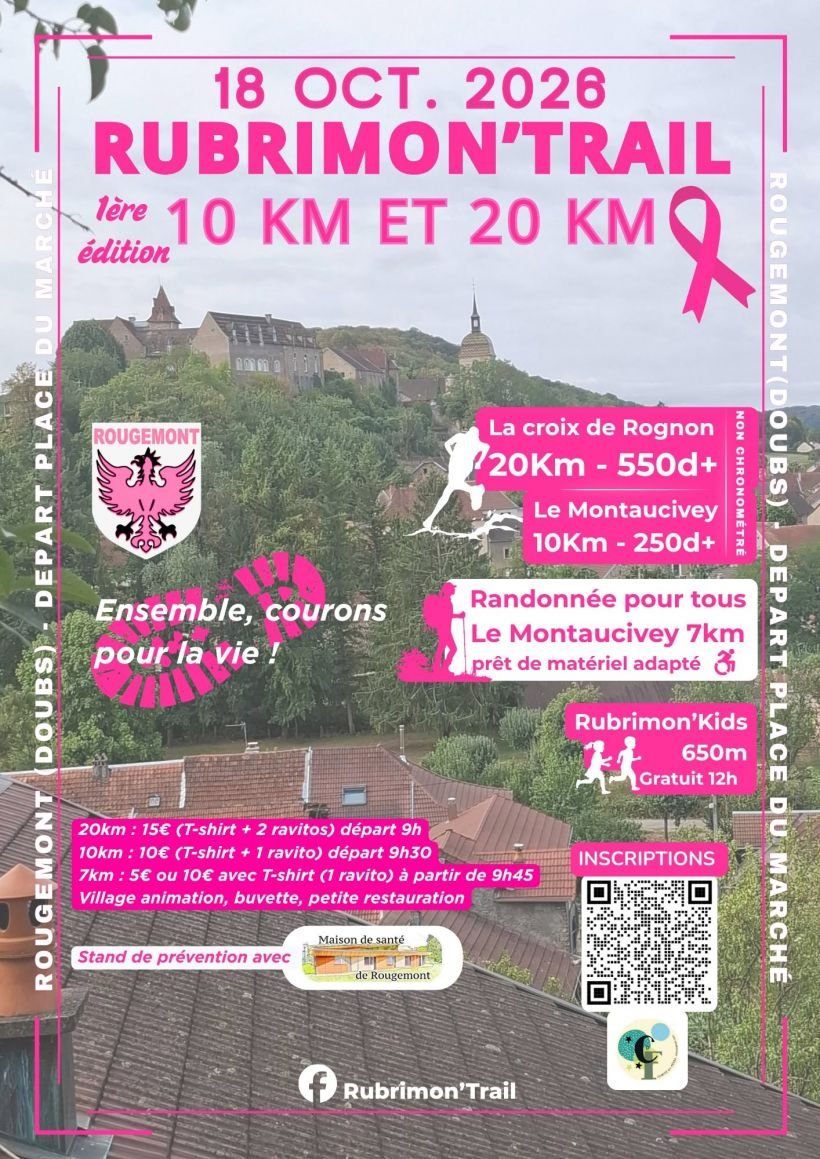 Rubrimon'Trail - Octobre Rose