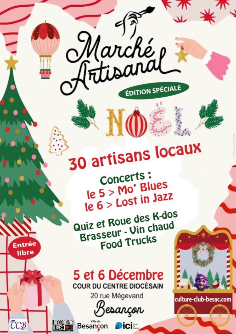 Marché de Noël artisanal et Concerts