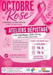 Octobre rose - Ateliers de dépistage du cancer du sein