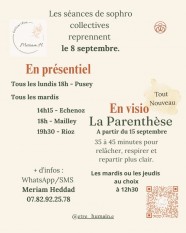 Séances de sophrologie