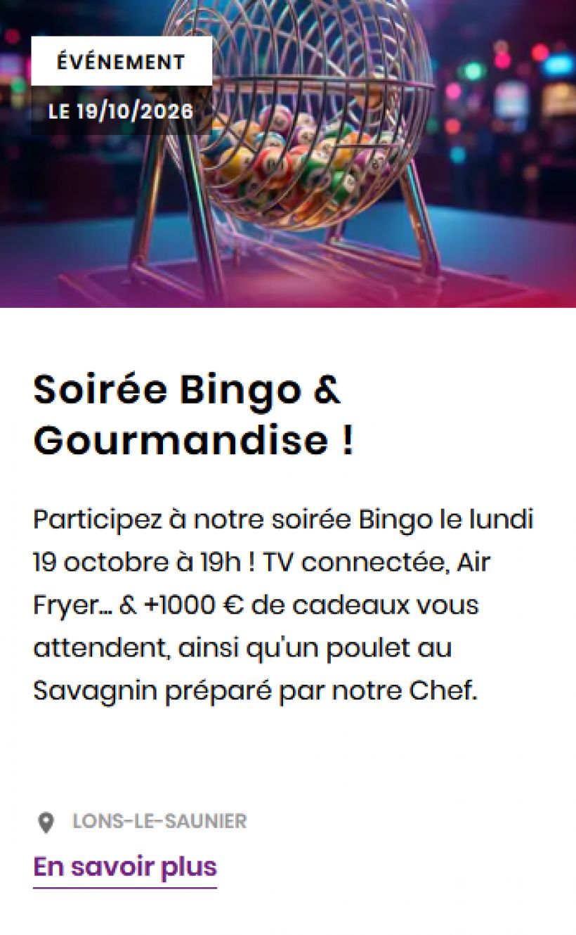 Soirée Bingo