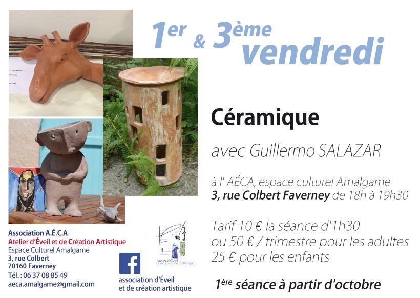 Atelier poterie, céramique