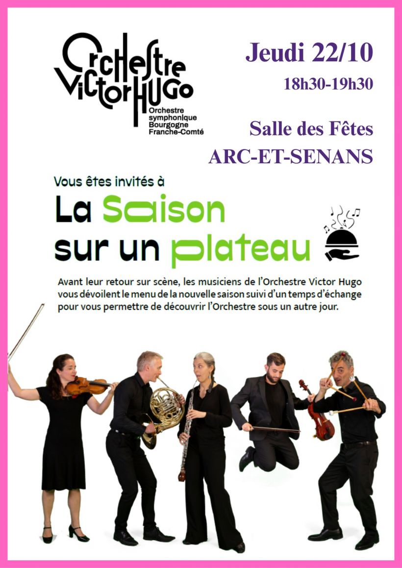 Orchestre Victor Hugo : la saison sur un plateau
