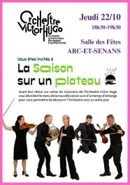 Orchestre Victor Hugo : la saison sur un plateau