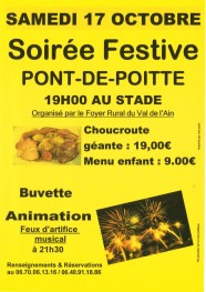 Soirée Choucroute géante et feu d'artifice