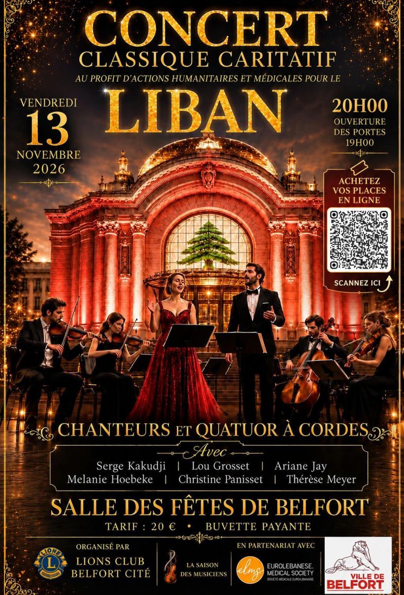 Concert Classique au profit du Liban
