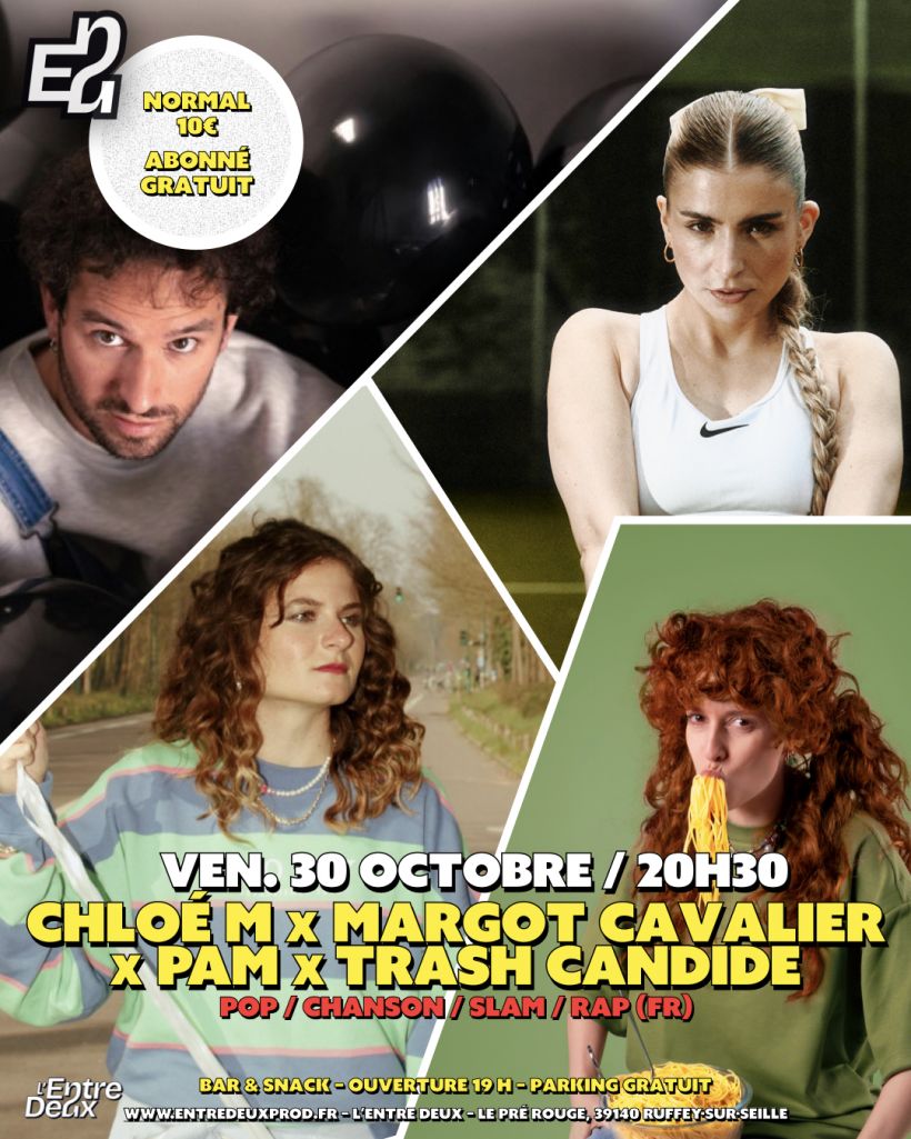 Chloé M x Margot Cavalier x Pam x Trash Candide