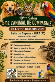 19ème Salon de l'animal de Compagnie