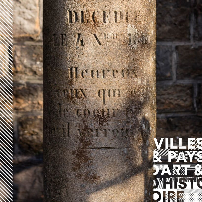 Visite : épitaphes, messages de l'éternité