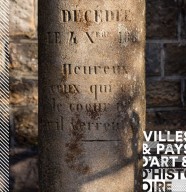 Visite : épitaphes, messages de l'éternité