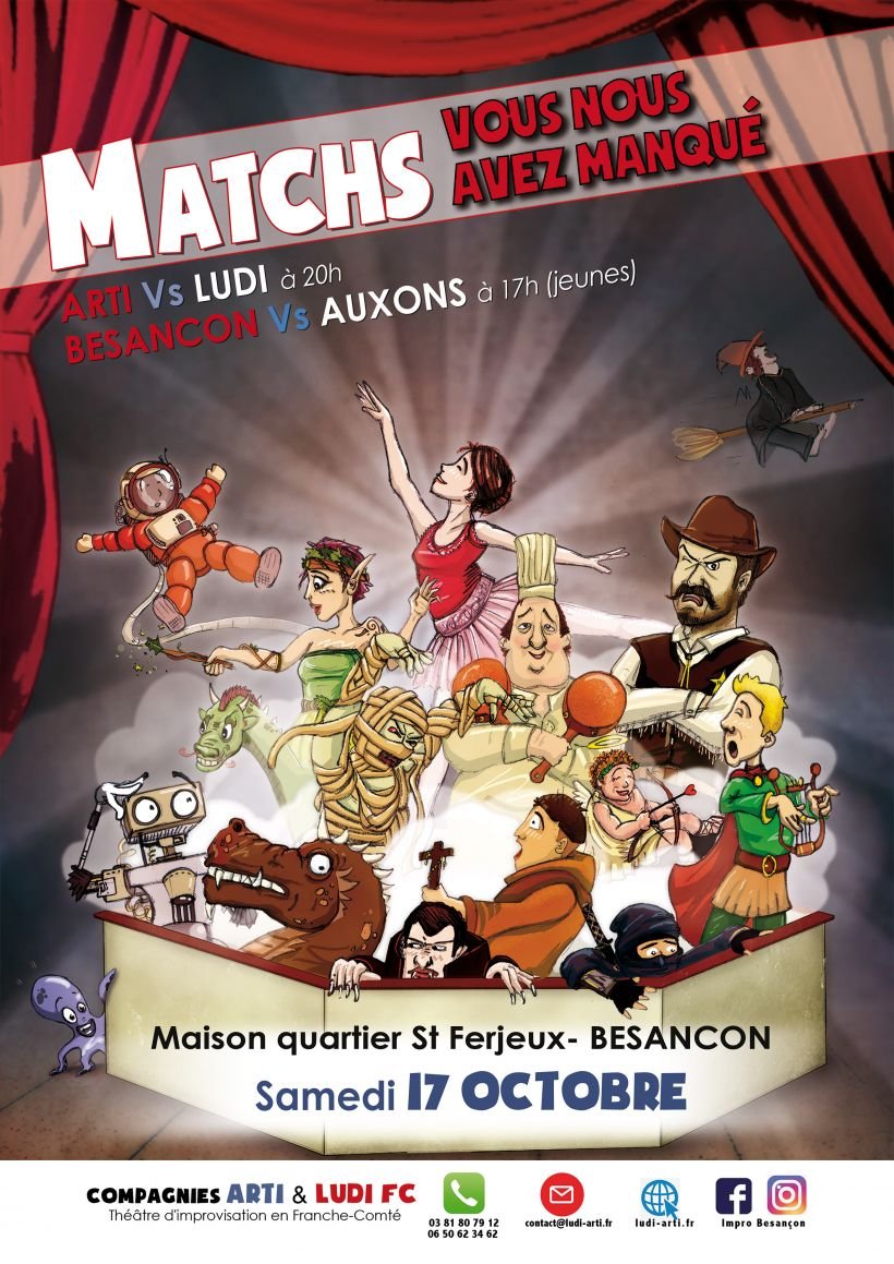 Matchs d'improvisation "Vous nous avez manqué"