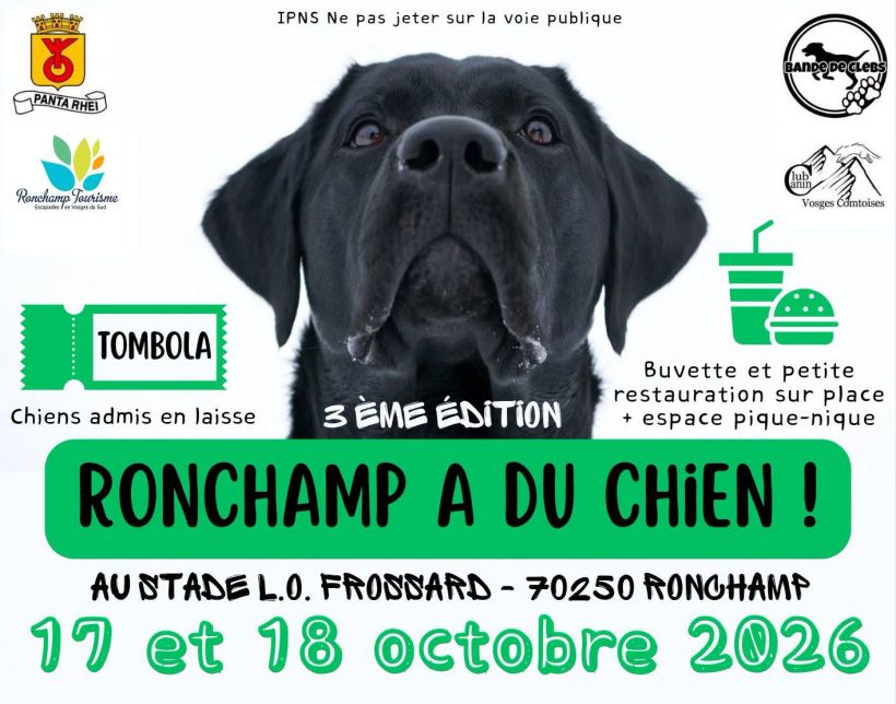 Ronchamp a du Chien !