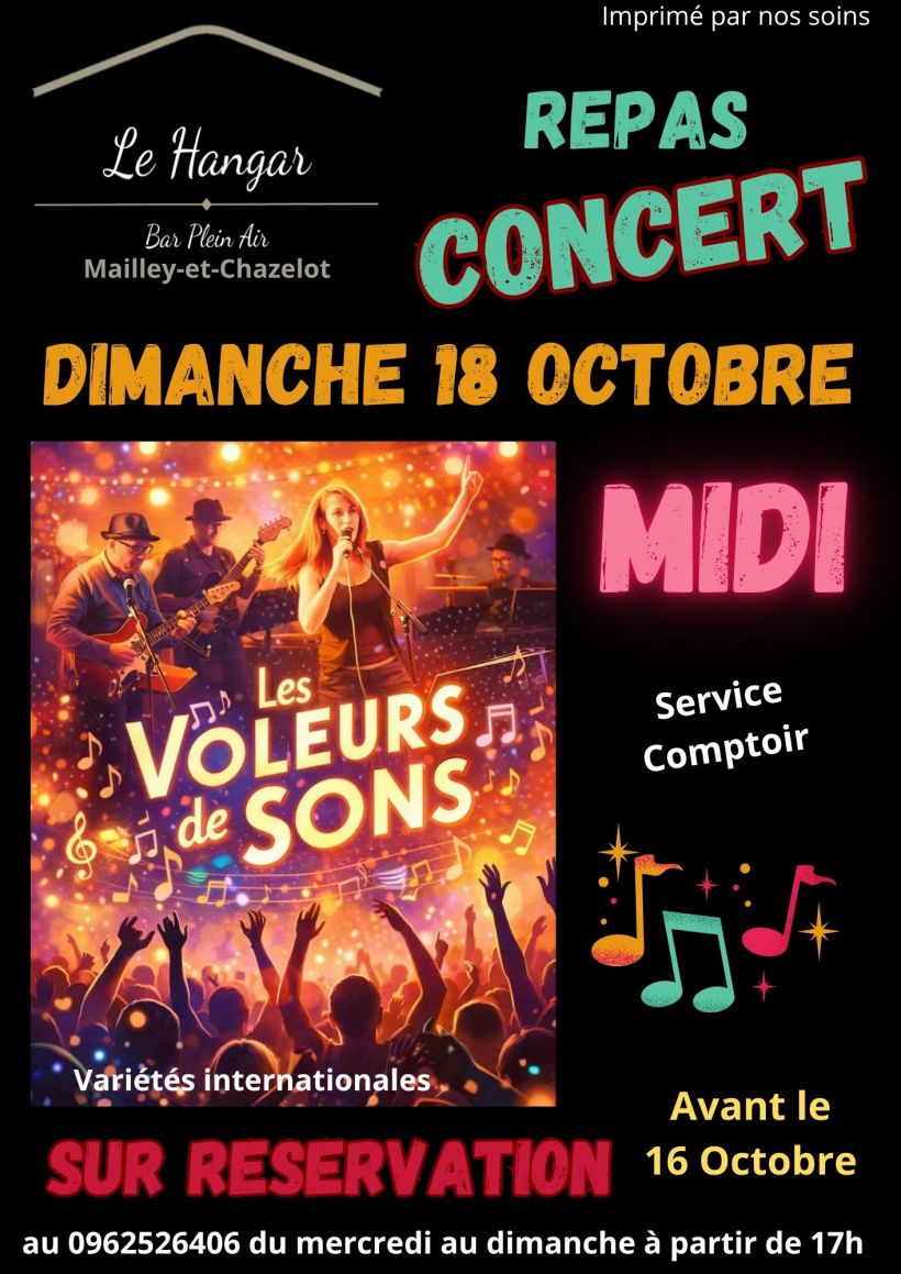Repas-Concert avec Les Voleurs de sons