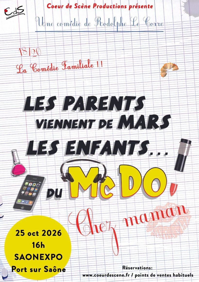 Les parents viennent de mars, les enfants du McDo