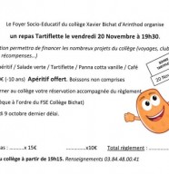 Soirée tartiflette