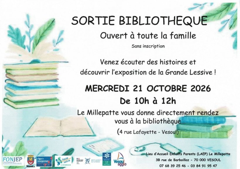 Sortie Bibliothèque