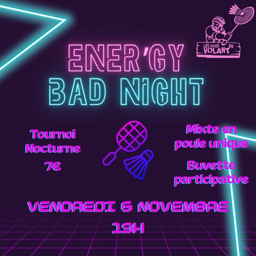 Badminton : Tournoi nocturne