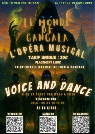 Voice and Dance "Le monde de Gangala"