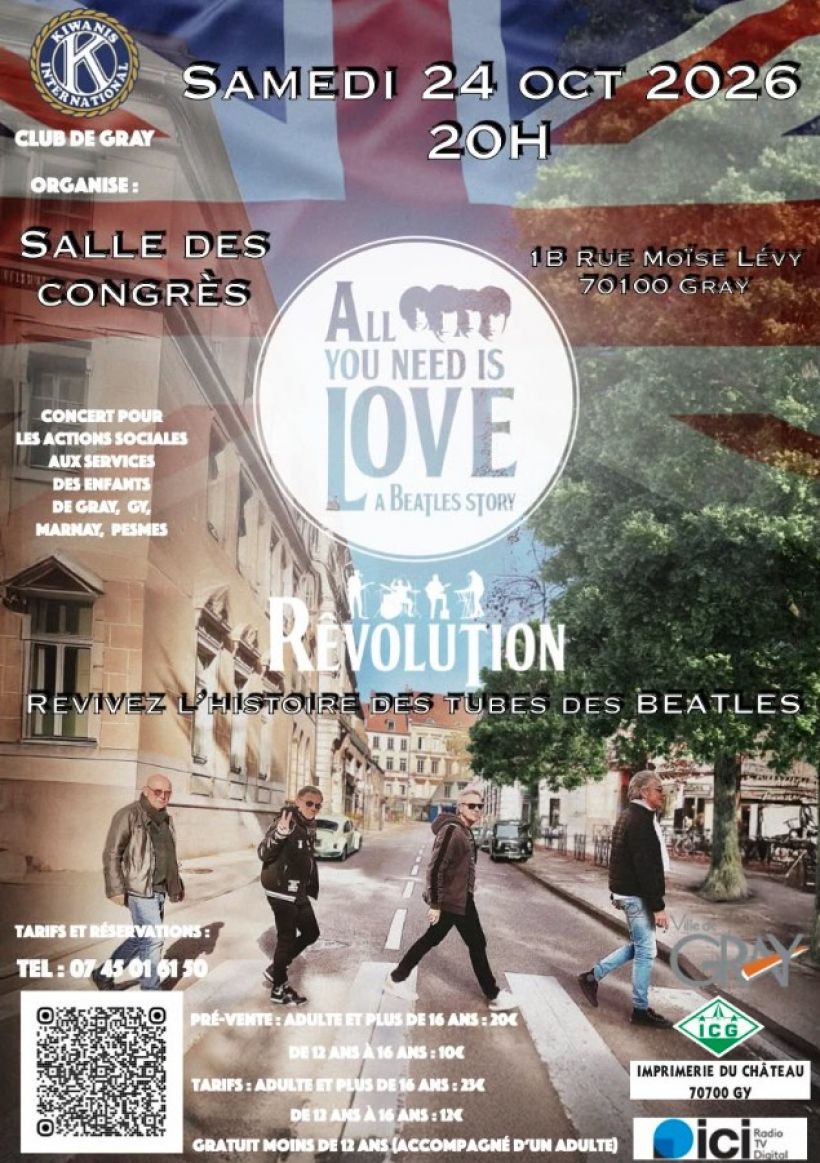 Révolution "All you need is love a Beatles story"