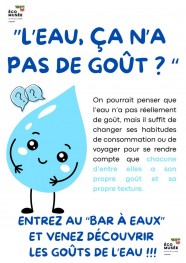 Fête de la science : Bar à eaux