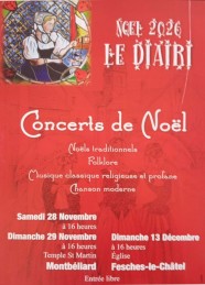 Concert de Noël de la chorale Le Diairi