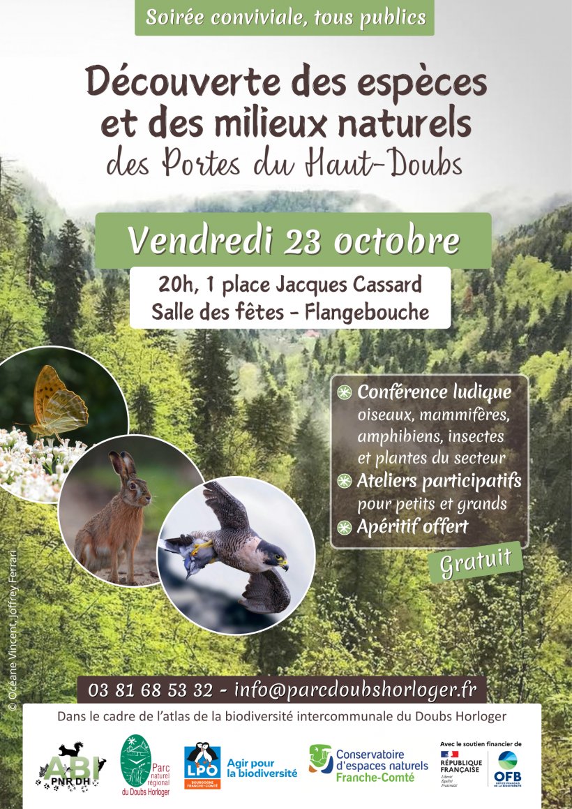 Découverte des espèces et des milieux naturels du Haut-Doubs