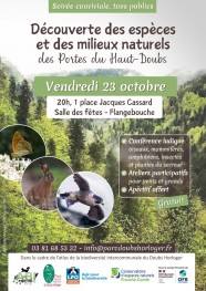 Découverte des espèces et des milieux naturels du Haut-Doubs