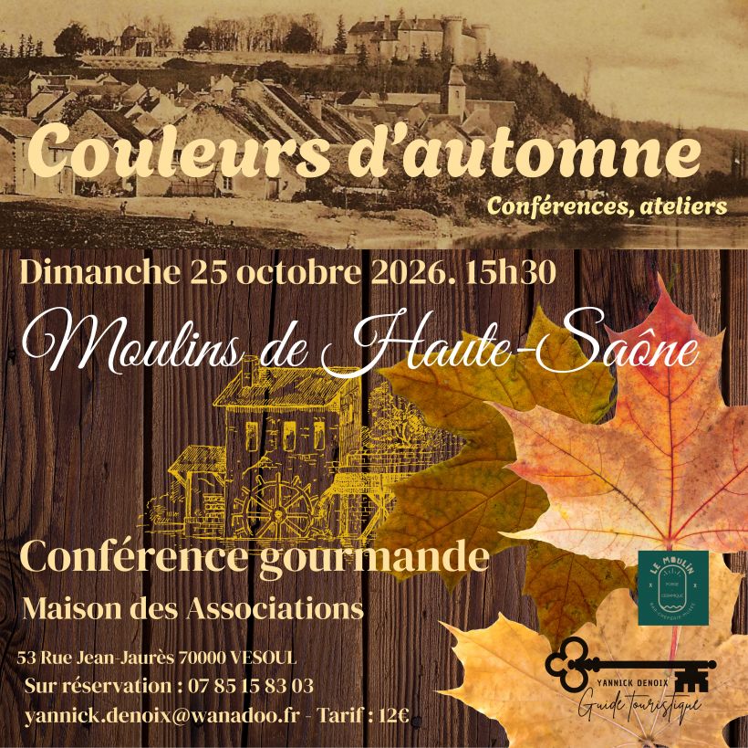 Conférence : Moulins de Haute-Saône