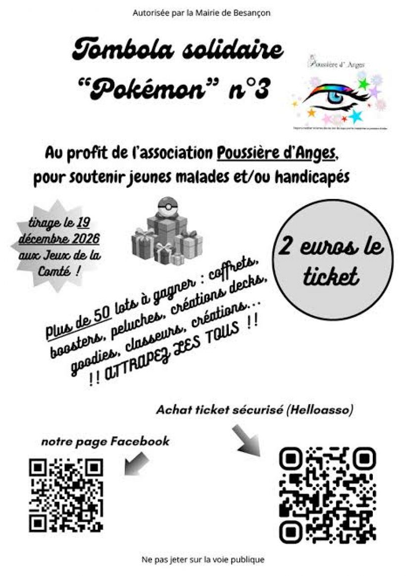Tombola Pokémon solidaire