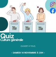 Soirée Quiz culture générale