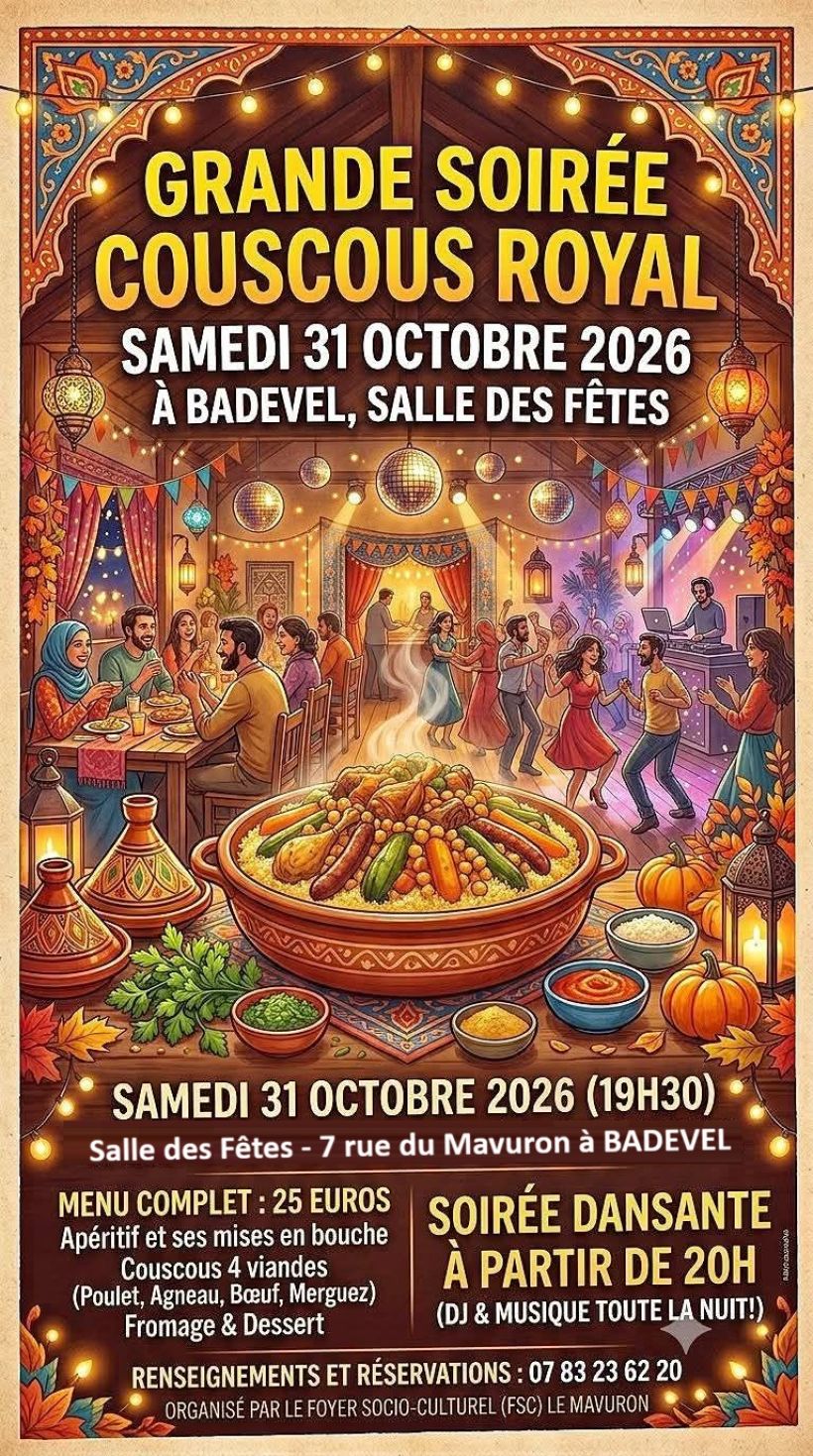 Soirée Couscous Royal