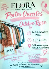 Octobre Rose : Portes ouvertes Elora vêtements femme