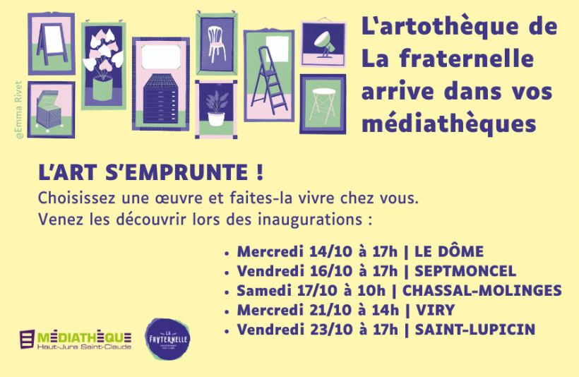 Inauguration artothèque