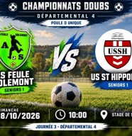 Foot : AS Feule Solemont / US Saint-Hippolyte