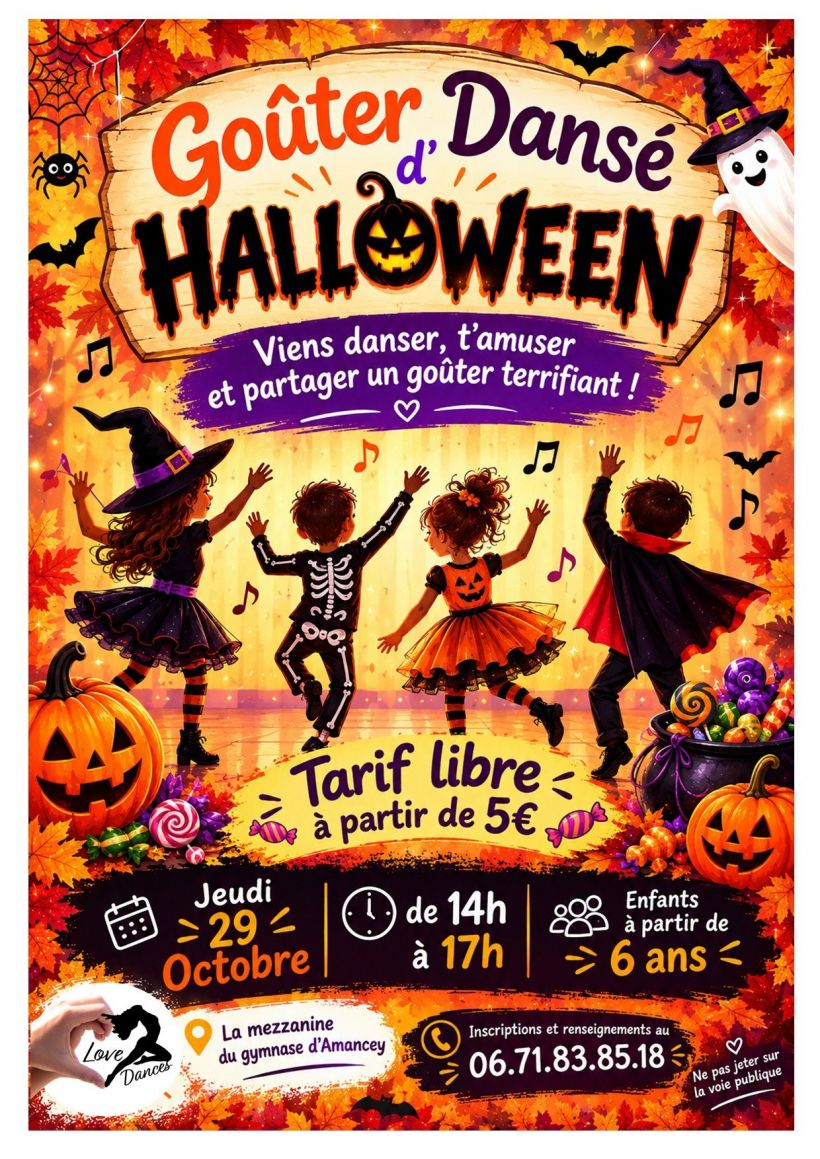 GOÛTER DANSÉ D'HALLOWEEN